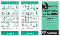 02 Green Collection Schedule 2015/2016