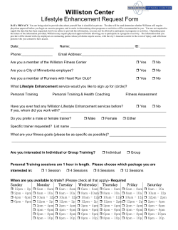 Lifestyle Enhancement request form and Health History Questionnaire.