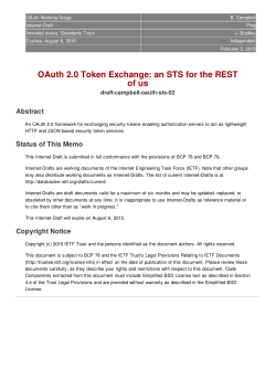 OAuth 2.0 Token Exchange: an STS for the REST of us