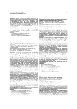 Results After exposure with high but not with medium NoA we