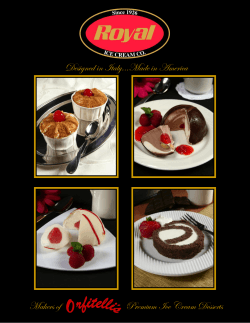 Brochure - Royal Ice Cream Co.