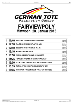 FAIRVIEWPOLY - German Tote