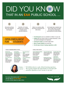 Learn how the EAA gives your students the wings to soar