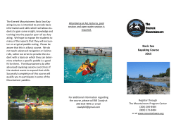 Kayak brochure margins 2015 - Putz-in