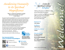 ng Humanity Spiritual nificence - Center for Spiritual Living Bellingham