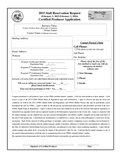 2015 Certified Producer Application (PDF)