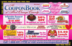 FREE - The Coupon Book of West Orange County