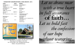 Bulletin - grant reformed church