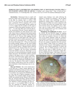 Modeling Ejecta Distribution and Modification at Monturaqui Crater