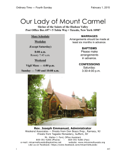 Our Lady of Mount Carmel - John Patrick Publishing Company