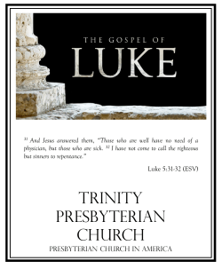 Folder - Trinity Presbyterian Church
