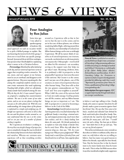 The current issue - Gutenberg College