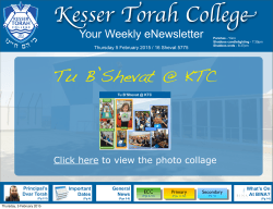 High School - Kesser Torah College