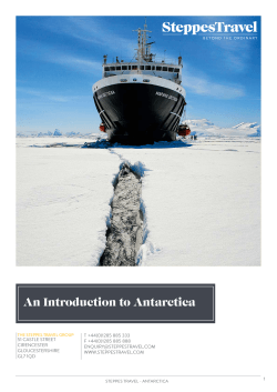 An Introduction to Antarctica