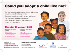 Could you adopt a child like me?