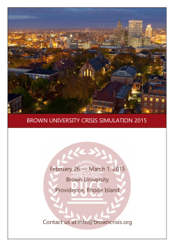 here - Brown University Crisis Simulation