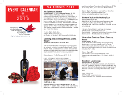 February 2015 – Printable Calendar of Events