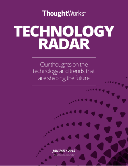 technology radar
