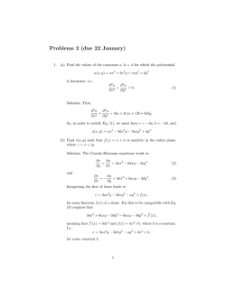 Problems 2 (due 22 January)