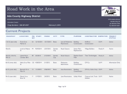 Report Document - Ada County Highway District