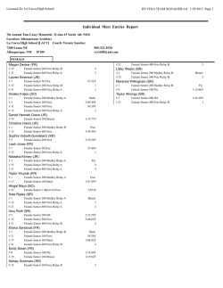 Download File - La Cueva Bears Swimming and Diving