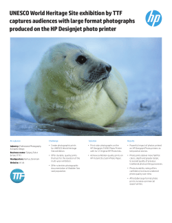 HP Designjet Z3200 Photo Printer | IT case study