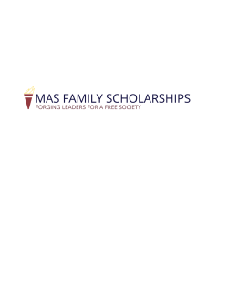 application packet - Mas Family Scholarships