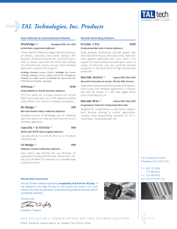 PDF Price List - TAL Technologies