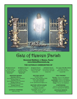 Gate of Heaven Parish - John Patrick Publishing Company