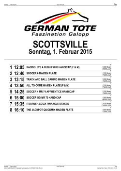 SCOTTSVILLE - German Tote