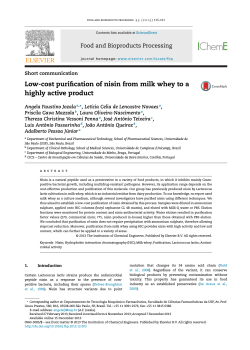 Low-cost purification of nisin from milk whey to a highly active product