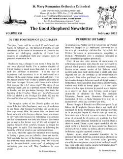 The Good Shepherd Newsletter