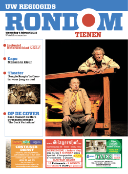 TIENEN - Rondom