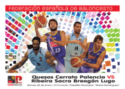 Gu&iacute;a Copa Pr&iacute;ncipe 2015 - Federaci&oacute;n Espa&ntilde;ola de Baloncesto