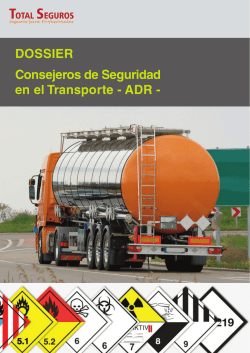 DOSSIER Consejeros de Seguridad en el
