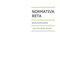 Normativa RETA Euskadi