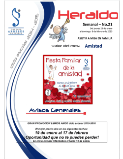 Heraldo #21 - Colegio &Aacute;ngeles de Puebla