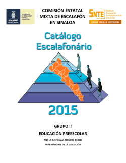 Educacion Preescolar
