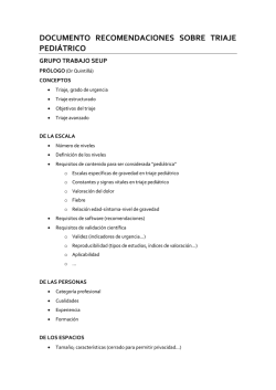 documento recomendaciones sobre triaje pedi&aacute;trico
