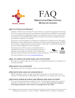PREGUNTAS FRECUENTES