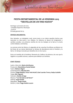 fiesta departamental de la vendimia 2015