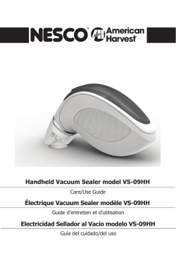 Handheld Vacuum Sealer model VS