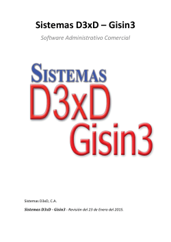 Sistemas D3xD – Gisin3