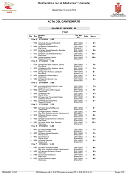 Divirtiendose con el Atletismo - Federaci&oacute;n de Atletismo de Madrid