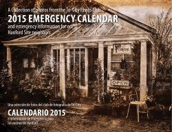 2015 emergency calendar - Franklin County Emergency Management