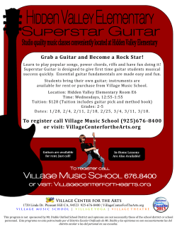 Superstar Guitar Flyer_Hidden Valley