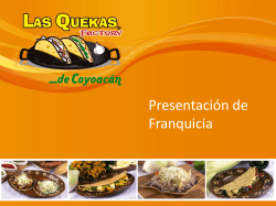 Franquicia - Las Quekas Factory... de Coyoacán
