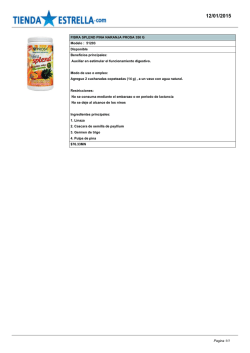FIBRA SPLEND PINA NARANJA PROSA 350 G Modelo : 51203
