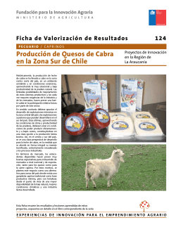Producción de Quesos de Cabra en la Zona Sur de Chile