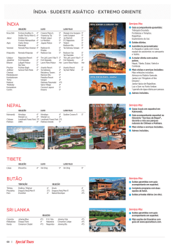 &Iacute;NDIA &middot; SUDESTE ASI&Aacute;TICO &middot; EXTREMO ORIENTE - Special Tours